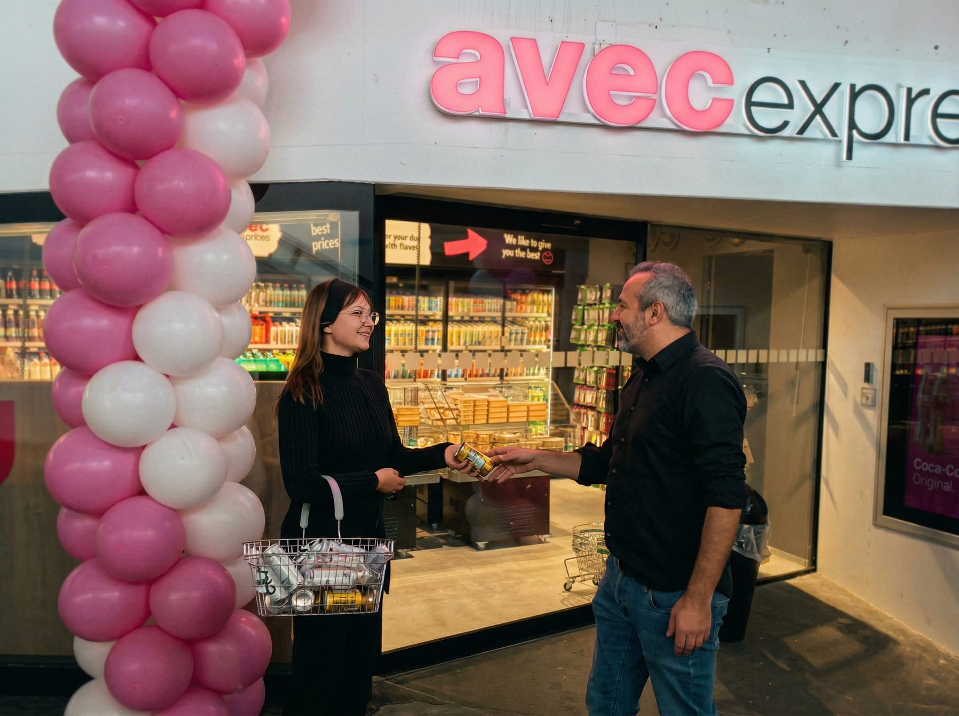 Flyer-Verteilung in Aktion